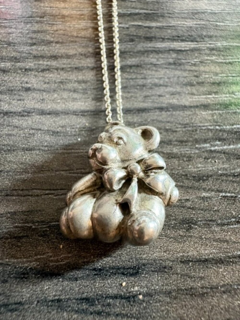 Tiffany Teddy Bear Necklace
